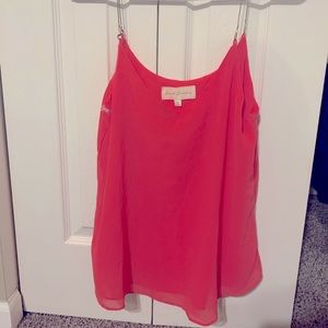 Cute tank with gold straps